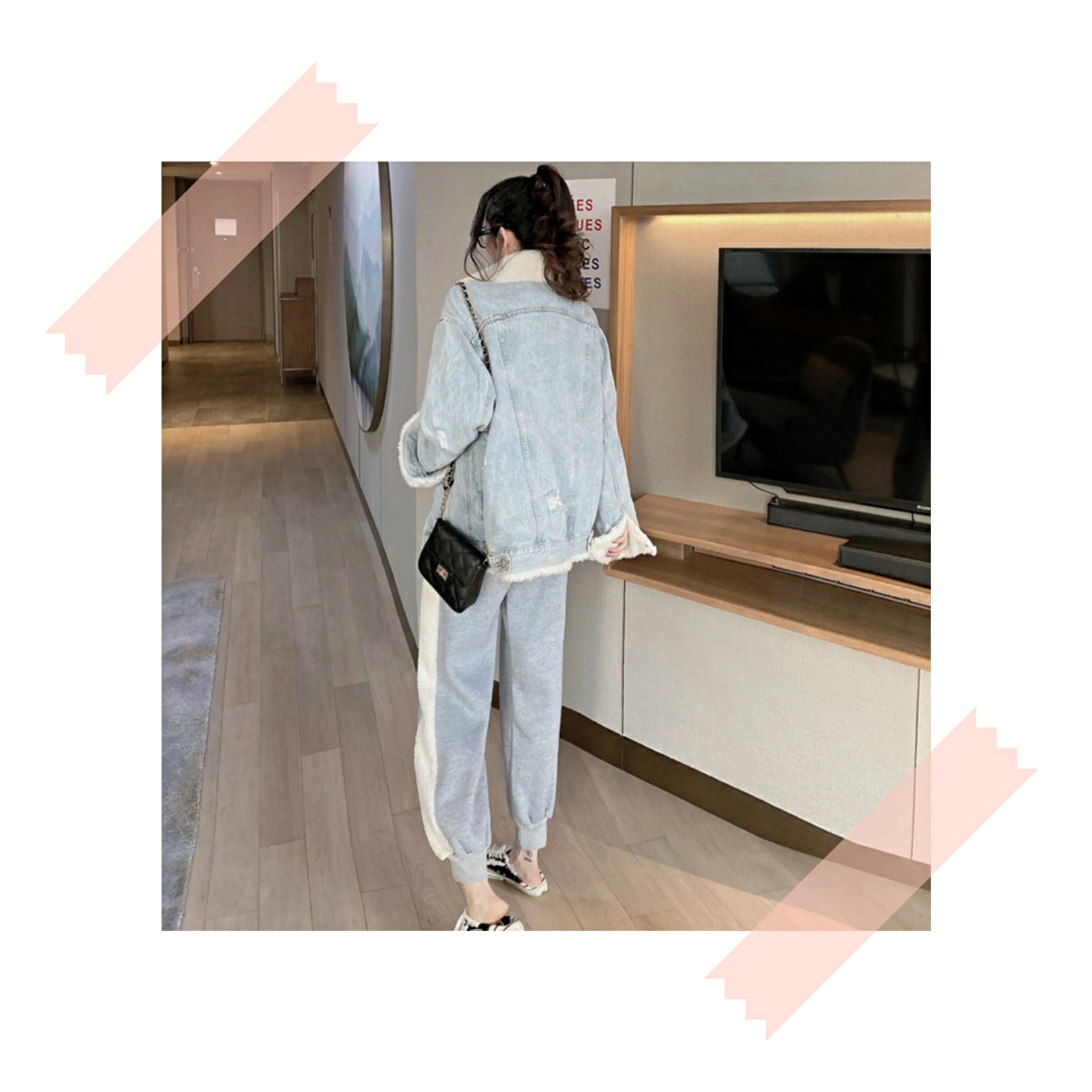 服装穿搭|容易被错过的裤子款式,冬天穿加绒运动裤太舒服了