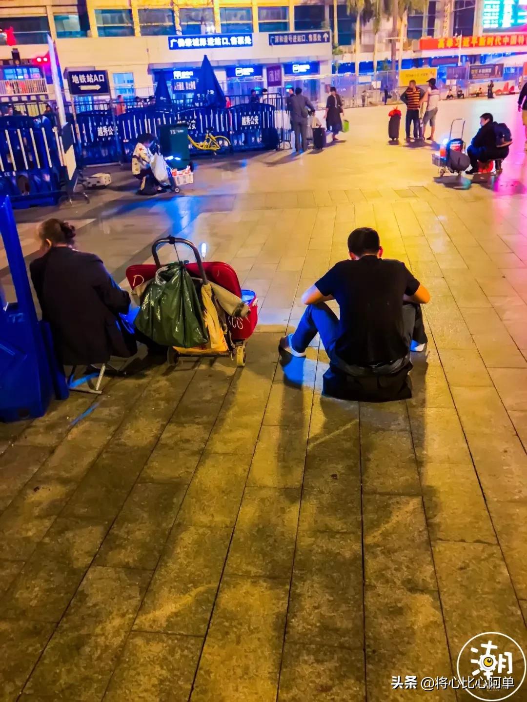 广州凌晨五点的火车,广州凌晨四点的样子