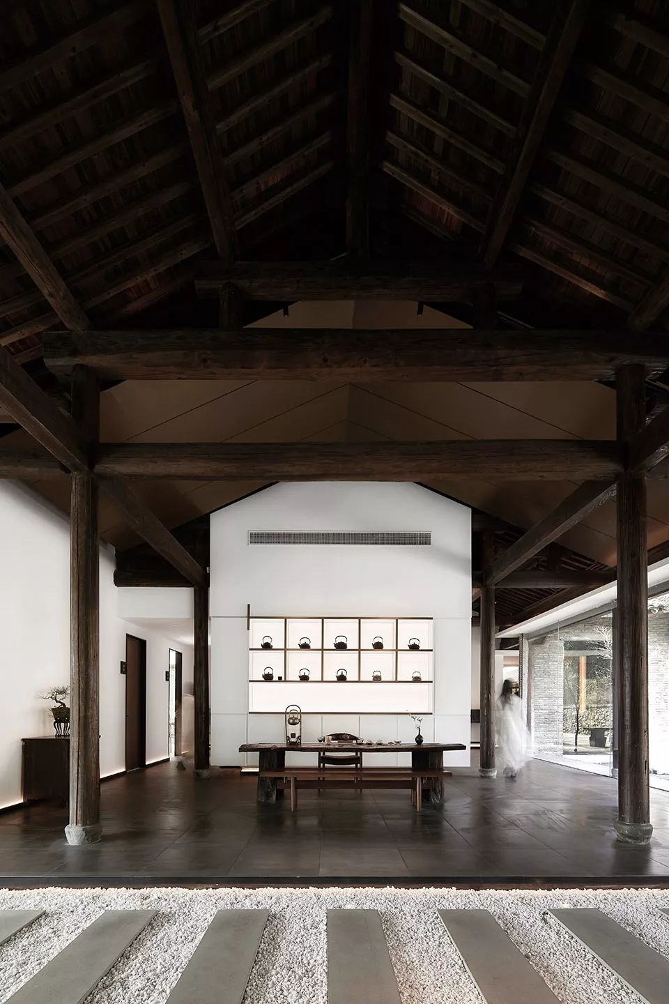 实景中式茶室,40平米茶室禅意设计