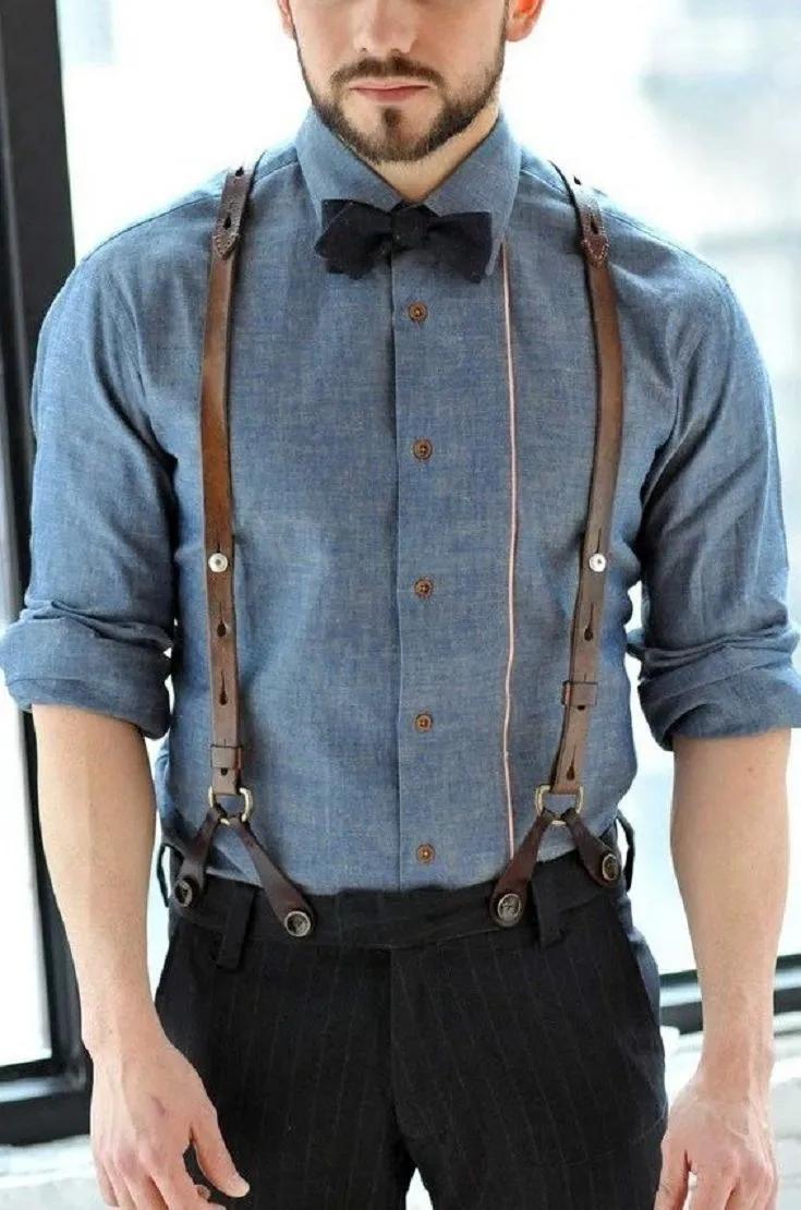 SM？男人的内衣？复古绅士又休闲的吊裤带了解一下