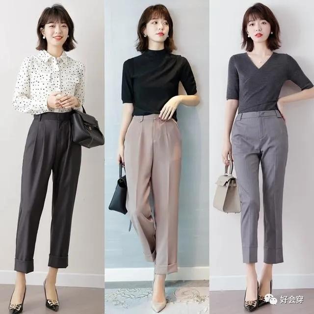 夏季女士百搭裤子,适合夏天穿的裤子合集百搭学生党