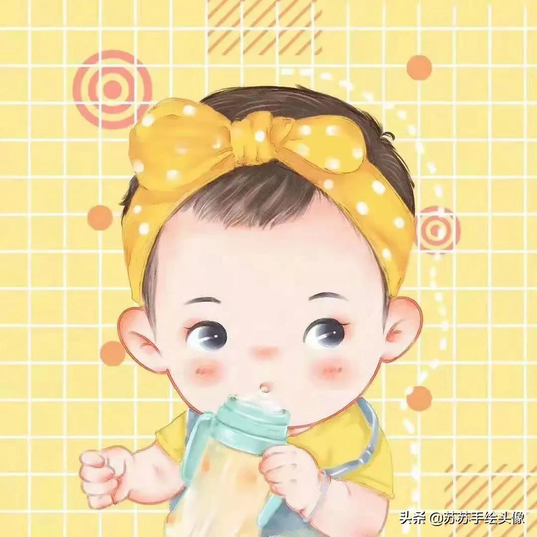 可爱又摆烂的萌娃头像,可爱到极点的萌宝头像