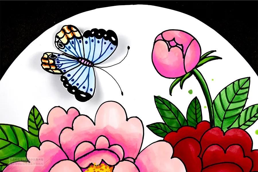中国风画儿童画教程,色彩儿童画入门教程