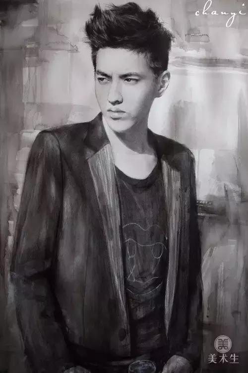 明星素描图片大全大图,画明星素描视频教程