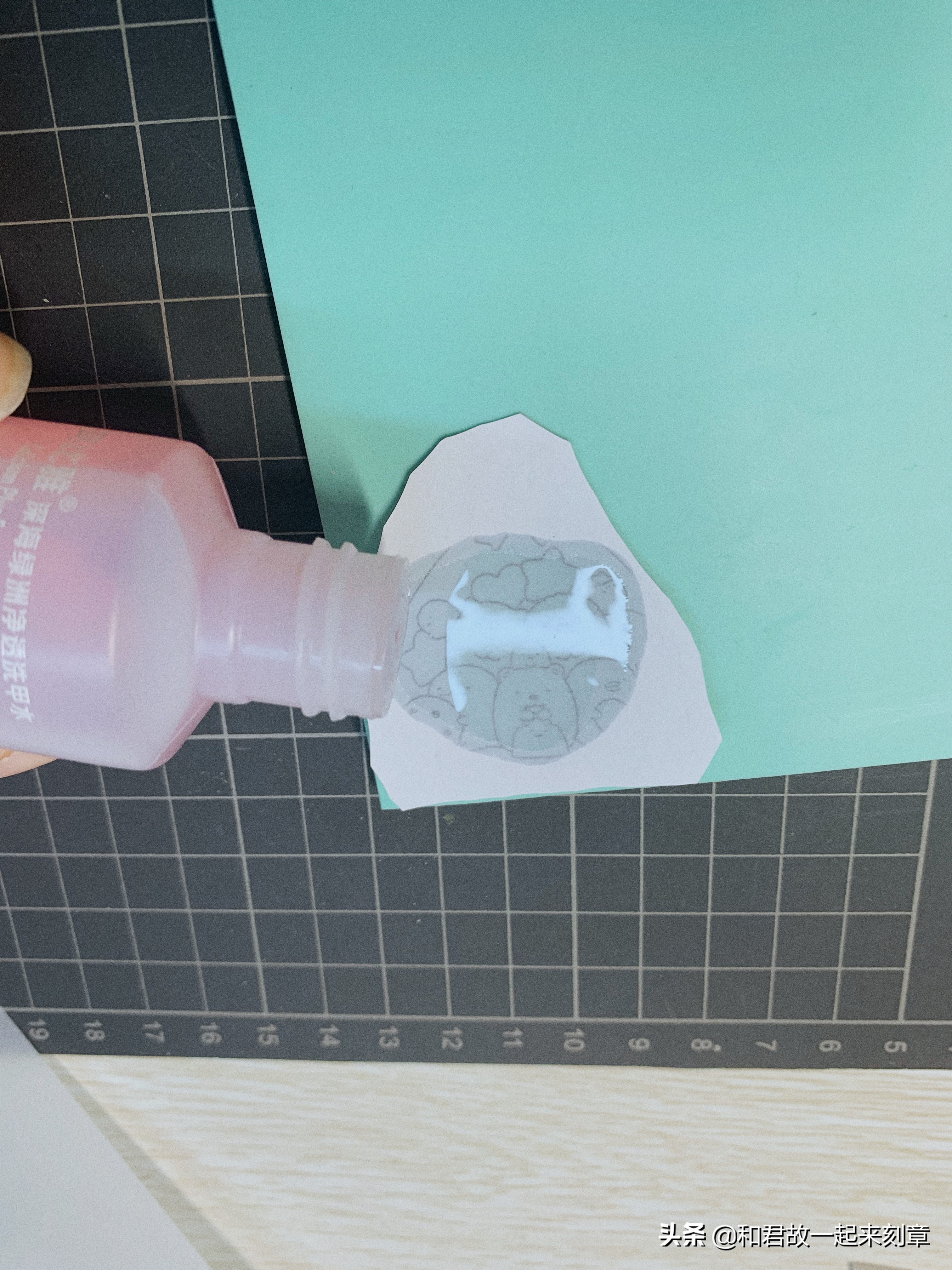 最简单的橡皮章手工,制作橡皮章教程视频