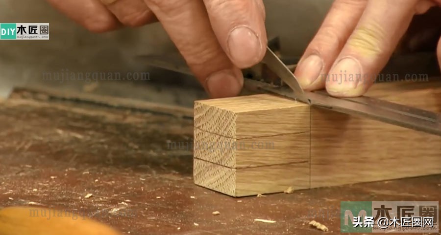木匠手艺榫卯结构制作,木匠榫卯制作教程