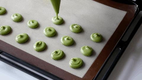 自制抹茶大曲奇怎么做的,马卡龙抹茶曲奇