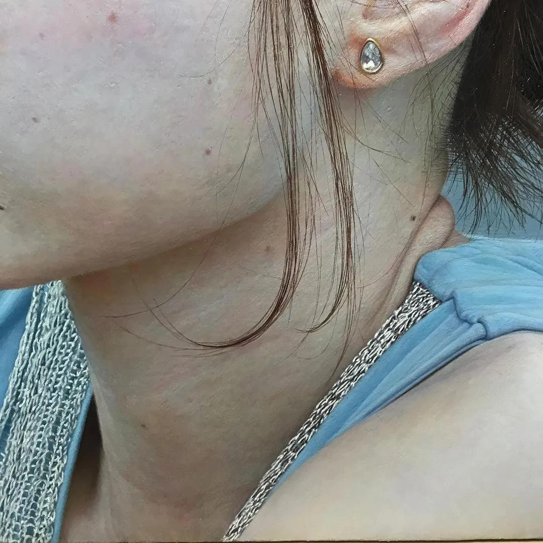 日本90后画家超写实绘画作品欣赏,日本画家画小清新少女