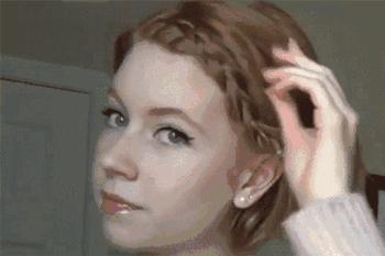 花瓣丸子头学生党蓬松,古风丸子头前额花瓣头饰