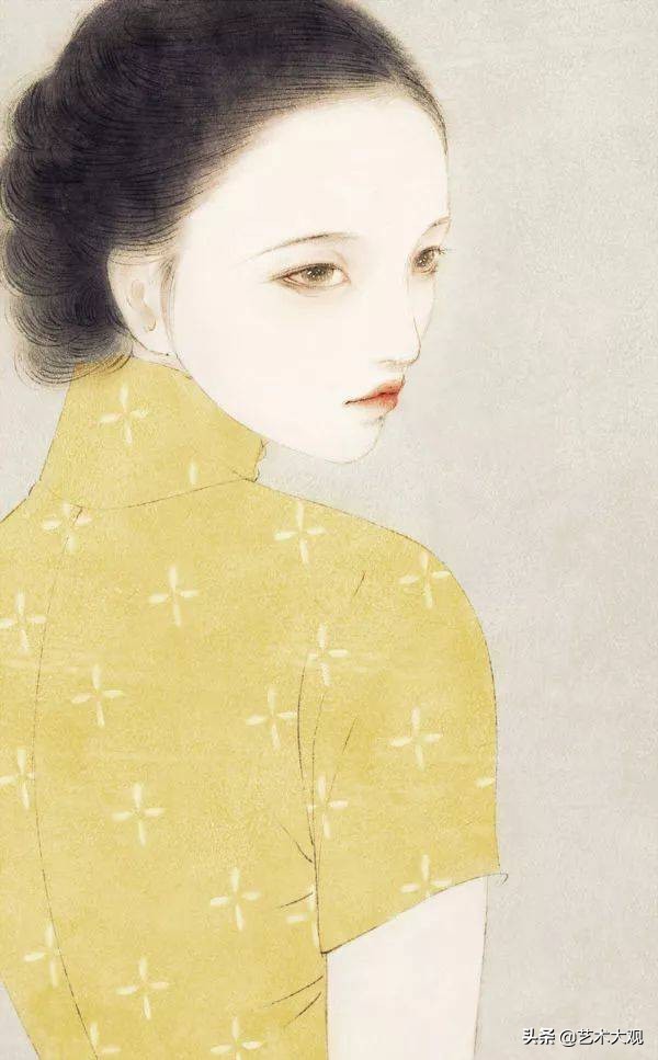 古风插画师画的古风人物,古风美人手绘动漫