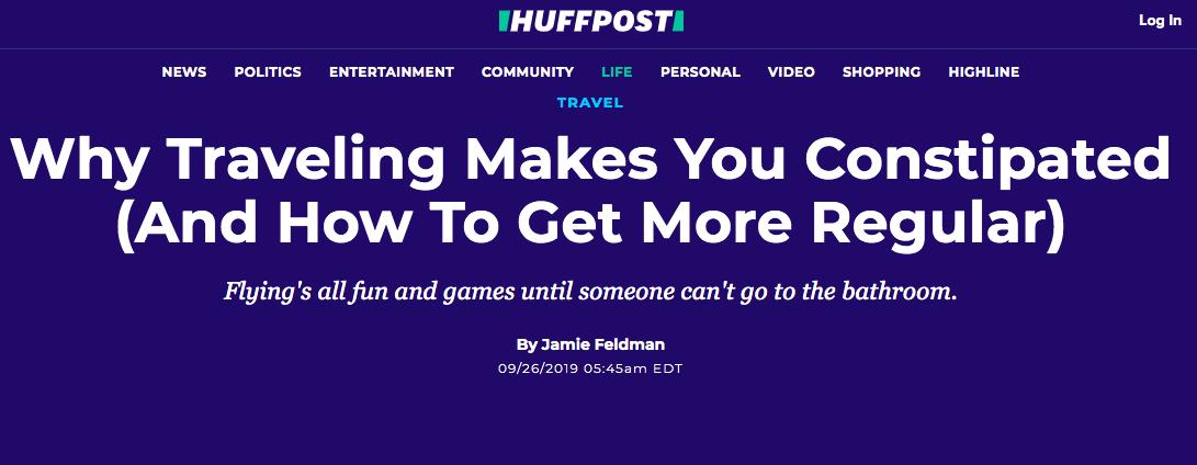 为什么旅行会容易便秘？美国医学专家建议：乘坐飞机时多喝水