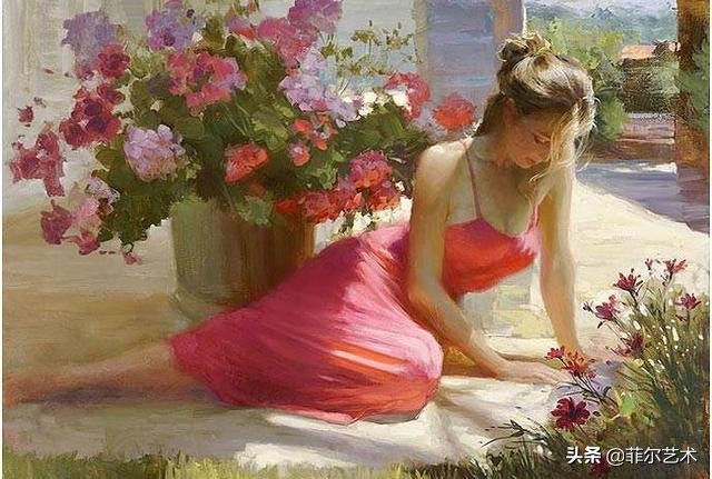美人如花——一组温婉知性的俄罗斯女性人体油画欣赏