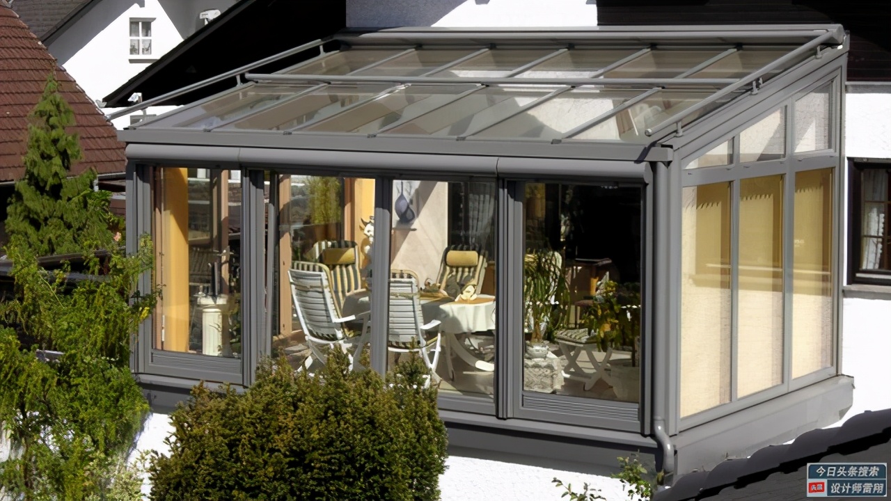 别墅庭院阳光房2023最新款设计,庭院阳光房设计