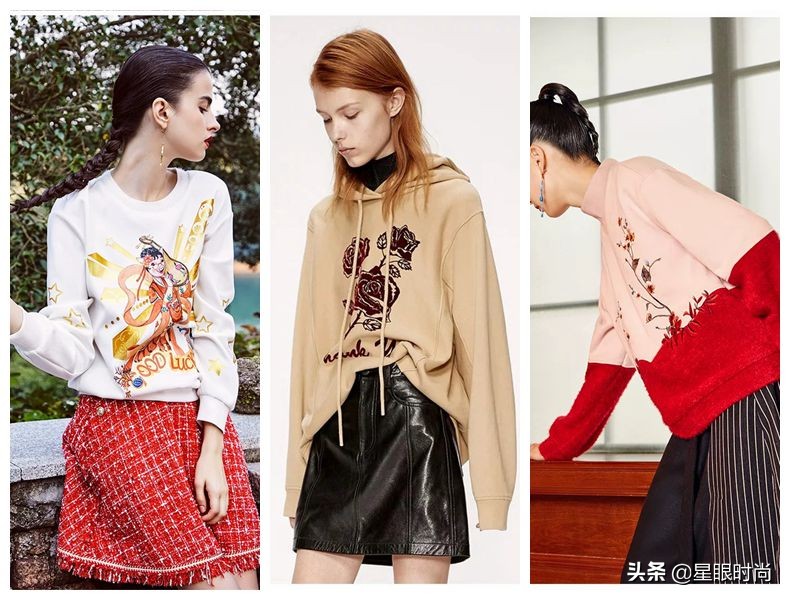 适合春夏穿的卫衣有几种款式,玩转各种风格一件卫衣就够了