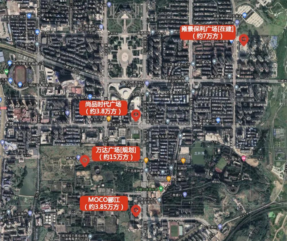 南充商业中心排行榜,南充有哪些商业体