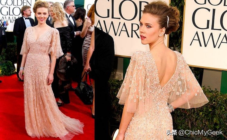 斯嘉丽约翰逊演过的电影红毯 (2011斯嘉丽约翰逊金球奖红毯)