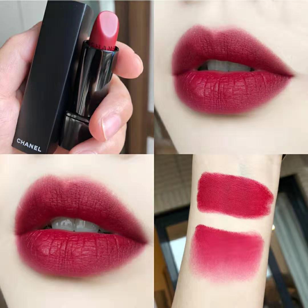 香奈儿丝绒红管口红必买色号,香奈儿口红4件套小羊皮