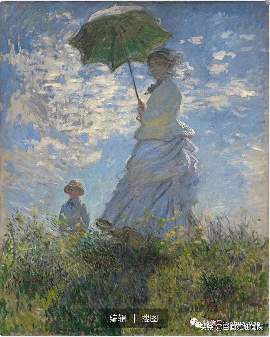 莫奈系列油画作画失败,油画大师莫奈作品