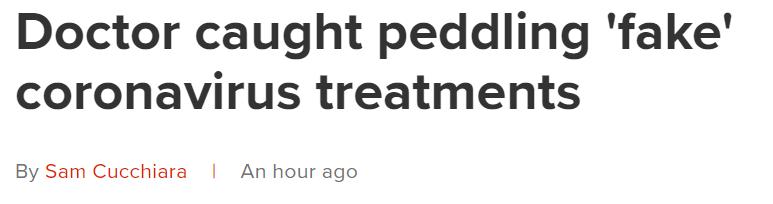 澳亚裔女医生鼓吹治疗新冠病毒的疗法，网上兜售药品被罚