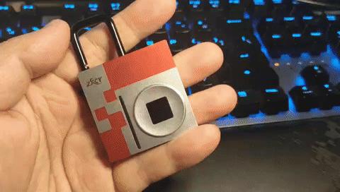 智能指纹挂锁评测,彩色智能指纹挂锁