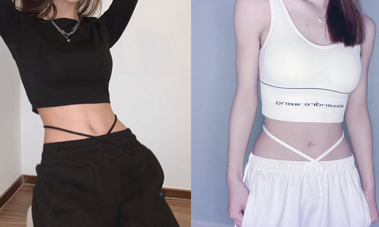 裤腰绳怎么打结最方便,裤腰绳弹力绳打结方法