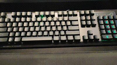 更强寿命和RGB灯光，败家之眼ROG游侠RX光轴键盘