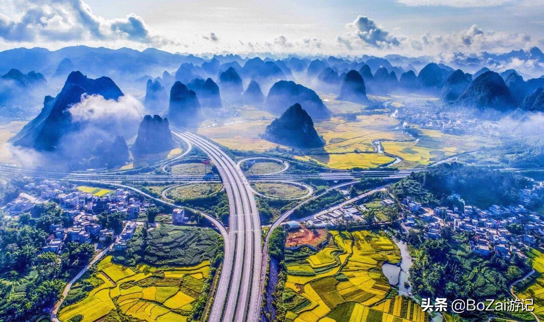 广西乡下田园最美风景图片,广西十大最美风景区