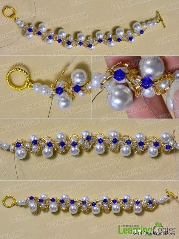 各种珠子串手链的教程,价值不菲的手链