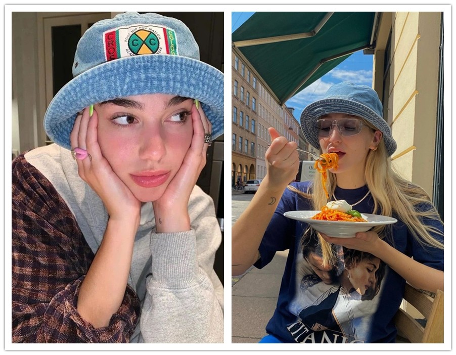 配饰帽子渔夫帽,适合圆脸型的渔夫帽