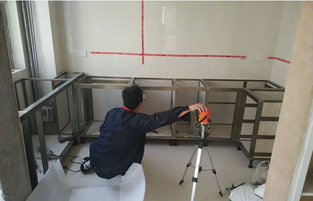 厨房铝合金瓷砖橱柜,铝合金厨房橱柜