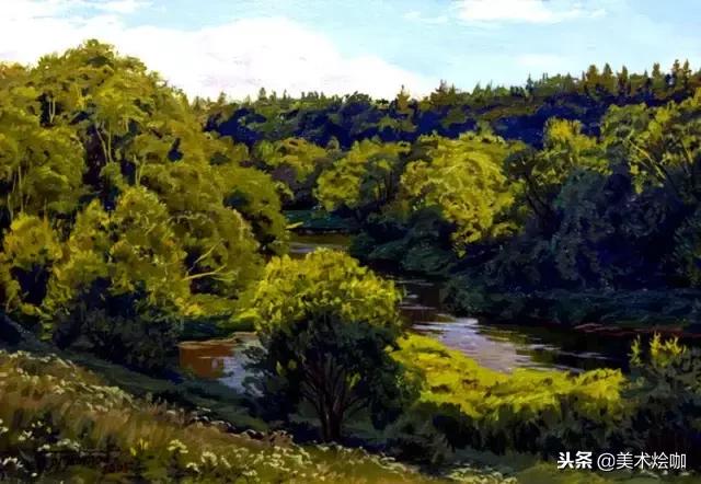 俄罗斯油画大师风景油画教程视频,俄罗斯维克多风景油画视频作品