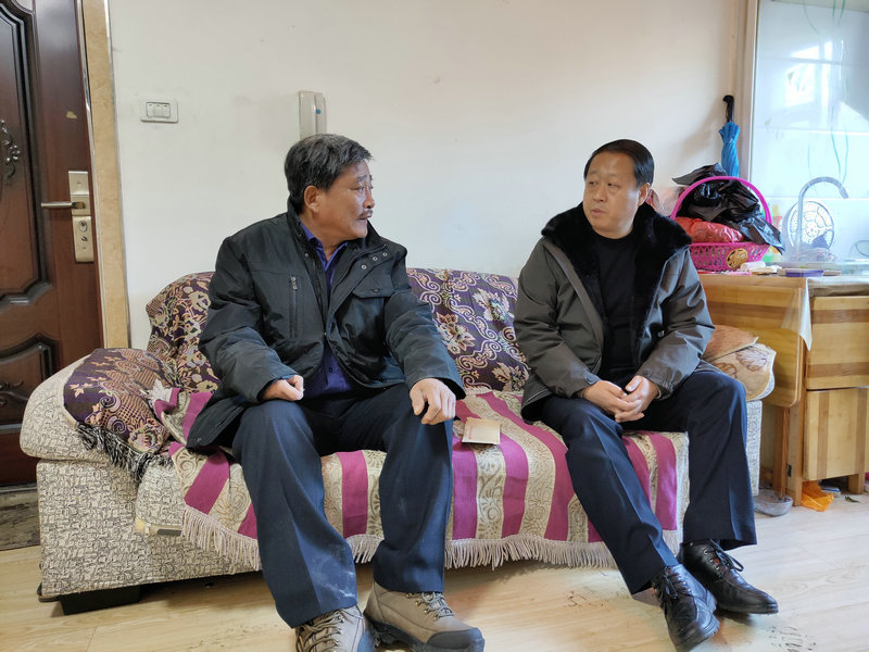 寒冬时节见真情工会慰问暖人心,寒冬送温暖慰问显真情