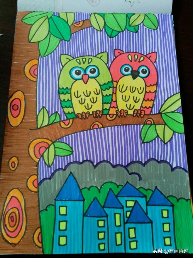 儿童创意画9-12岁,儿童创意画7-8岁创意画入门教程