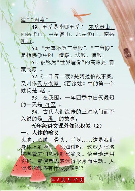 语文老师力荐视频,小学生语文必背资料推荐