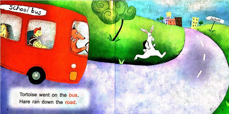 双语学习|HareandTortoisegotoSchool
