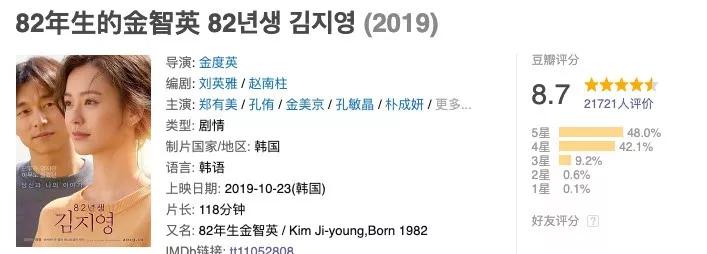 82年生的金智英韩网评论,82年生的金智英在韩国的口碑