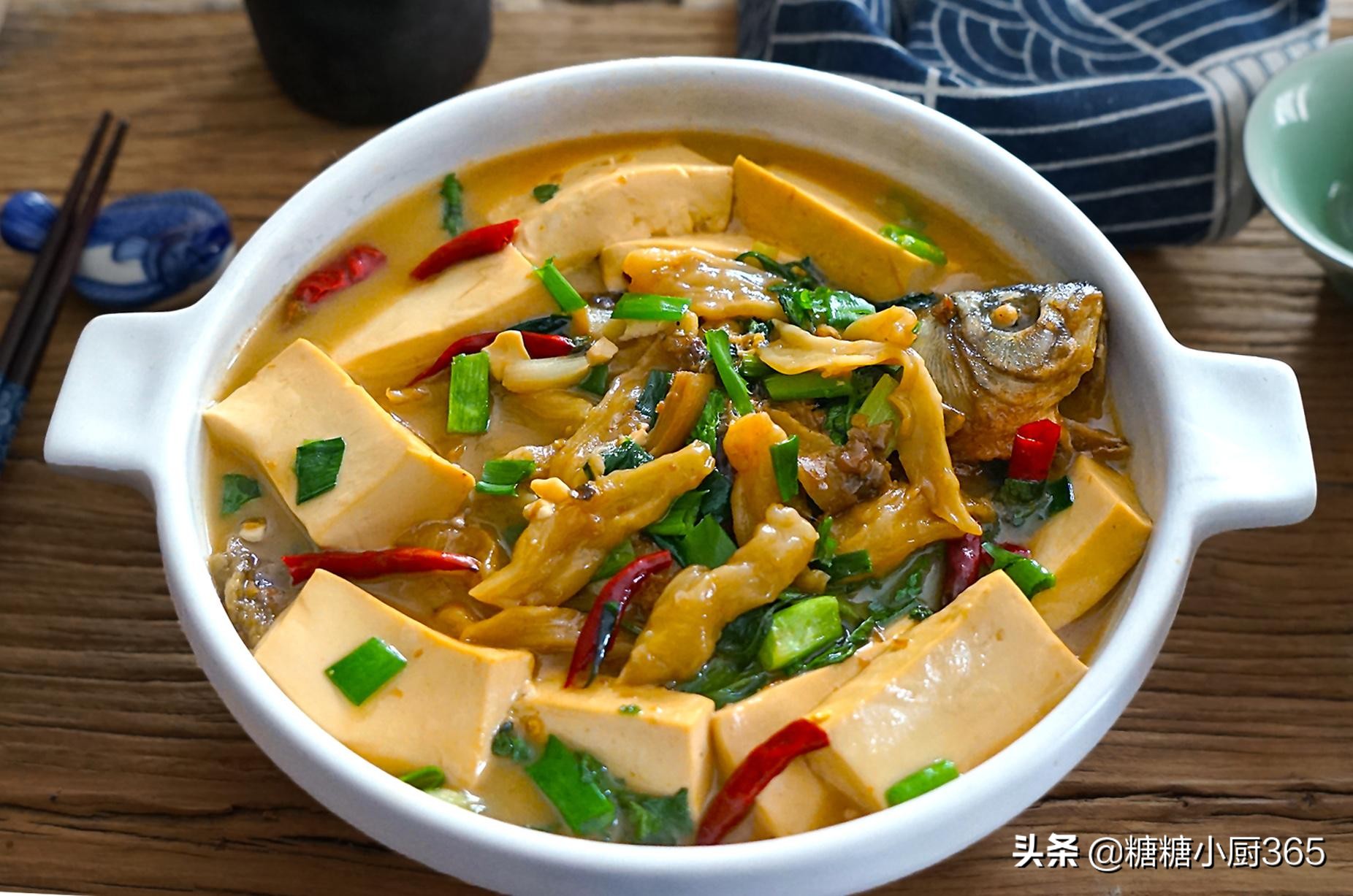 炖鱼加菜的做法大全,炖鱼一锅出的调料