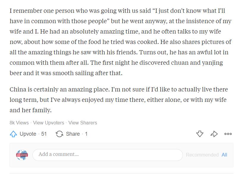 美国老外来中国的感受,美国外国人到中国旅游