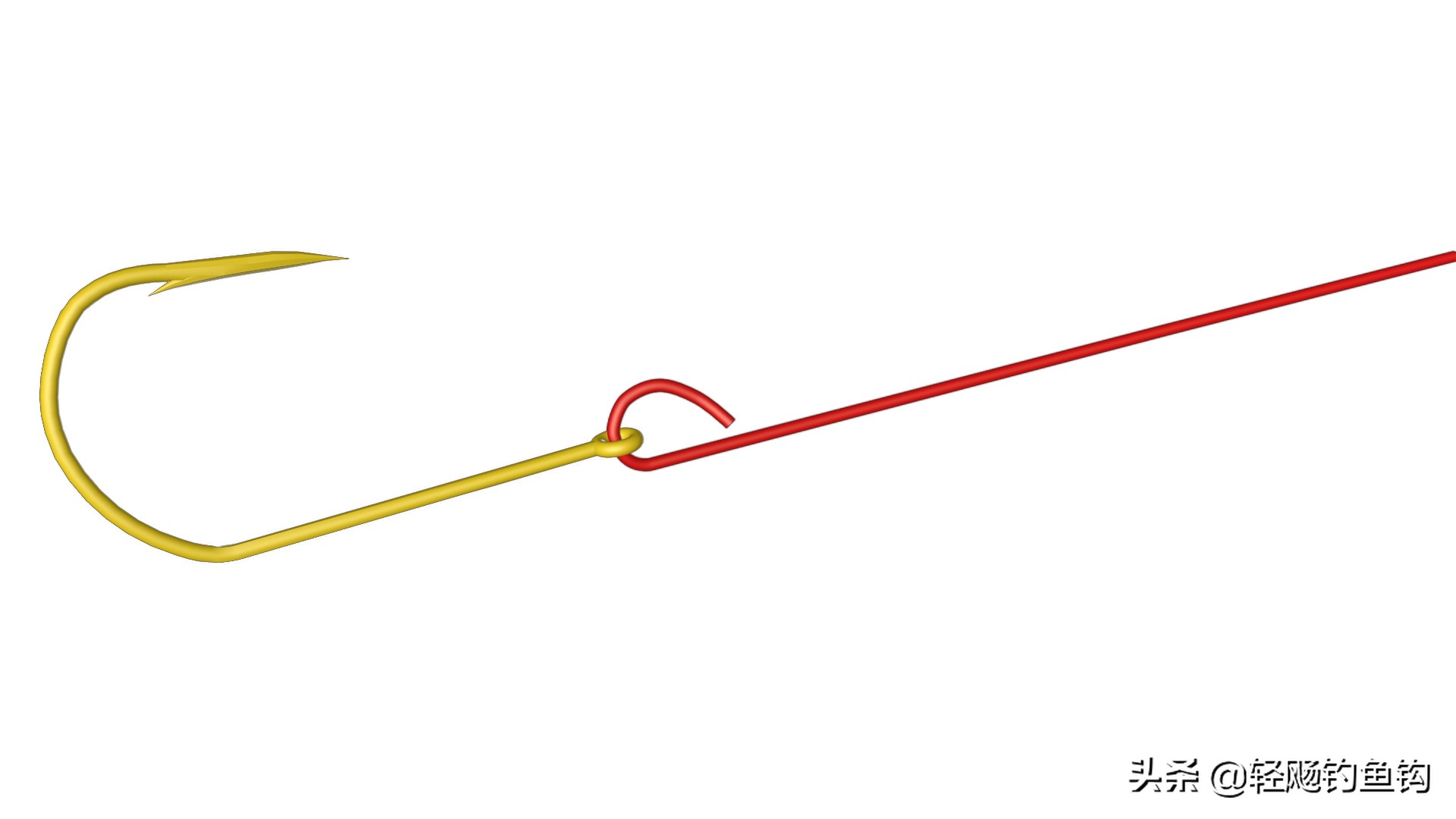 底钩的绑法图文,管付式绑钩方法图解