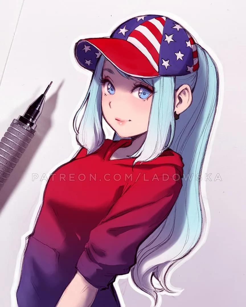 软萌可爱的动漫美少女怎么画,画可爱的动漫美少女特别简单