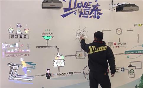 地面墙面互动投影整套系统,投影互动设备地面跟墙面的区别