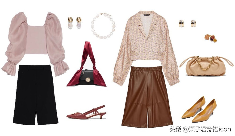 冬季焦糖色百慕大短裤搭配图片,秋冬百慕大短裤搭配