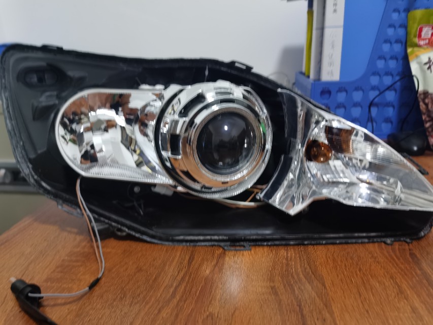 专业讲解原车led透镜大灯升级方法,卤素灯改氙气大灯方法