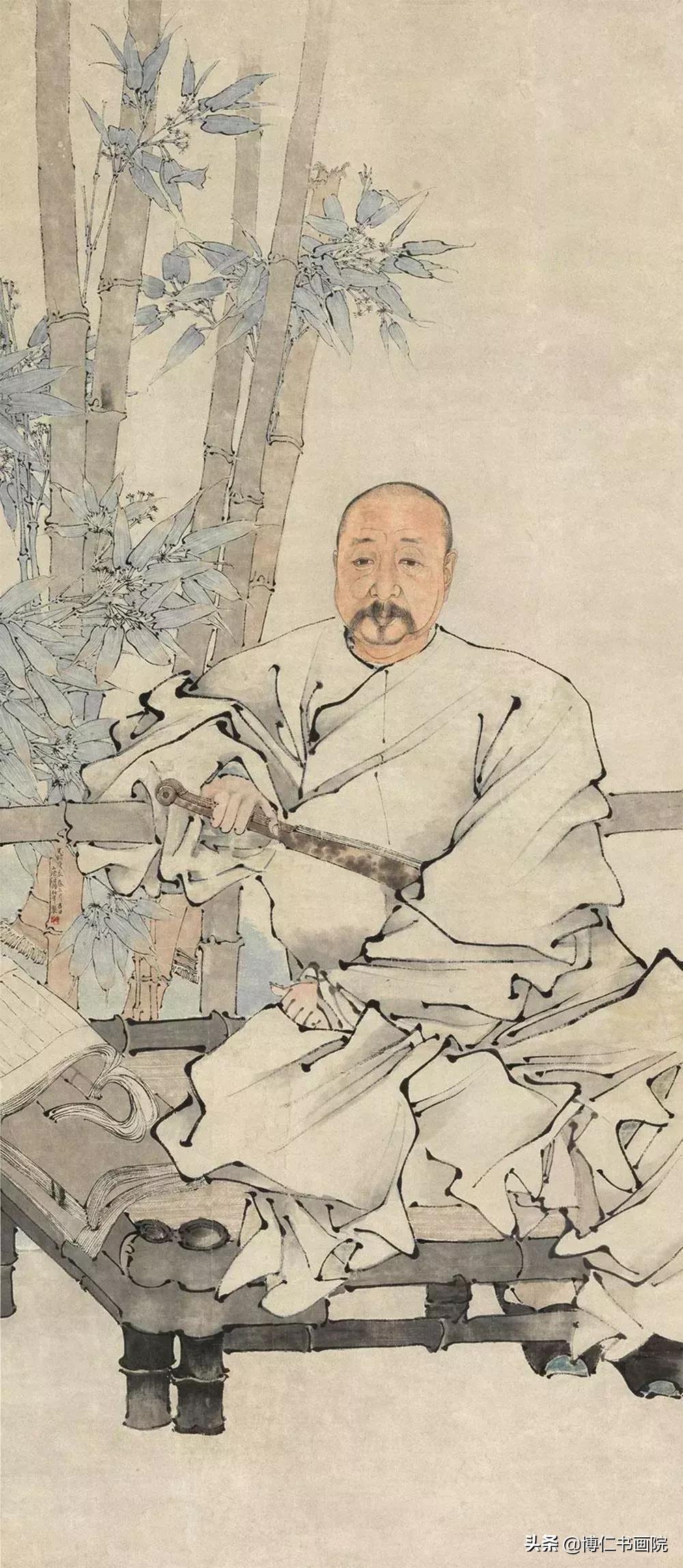 任佑年人物画无人超越的线条 (任伯年人物画高清大图)