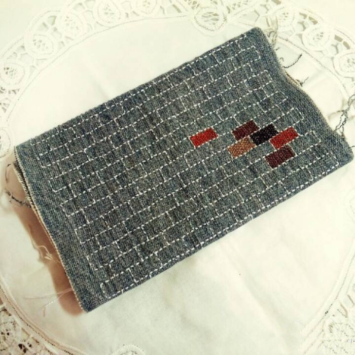 十字绣的平针回收针怎么绣,十字绣大面积不规则平针绣