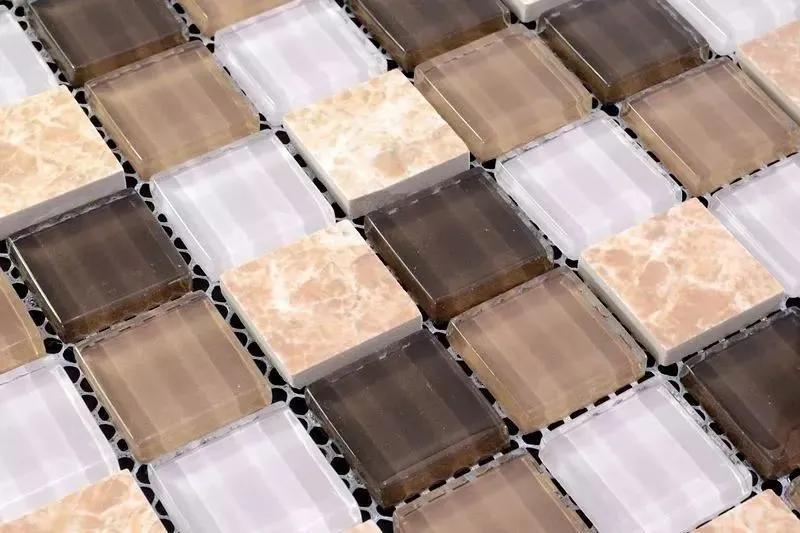 石材拼花地面铺贴过程,石材马赛克拼花