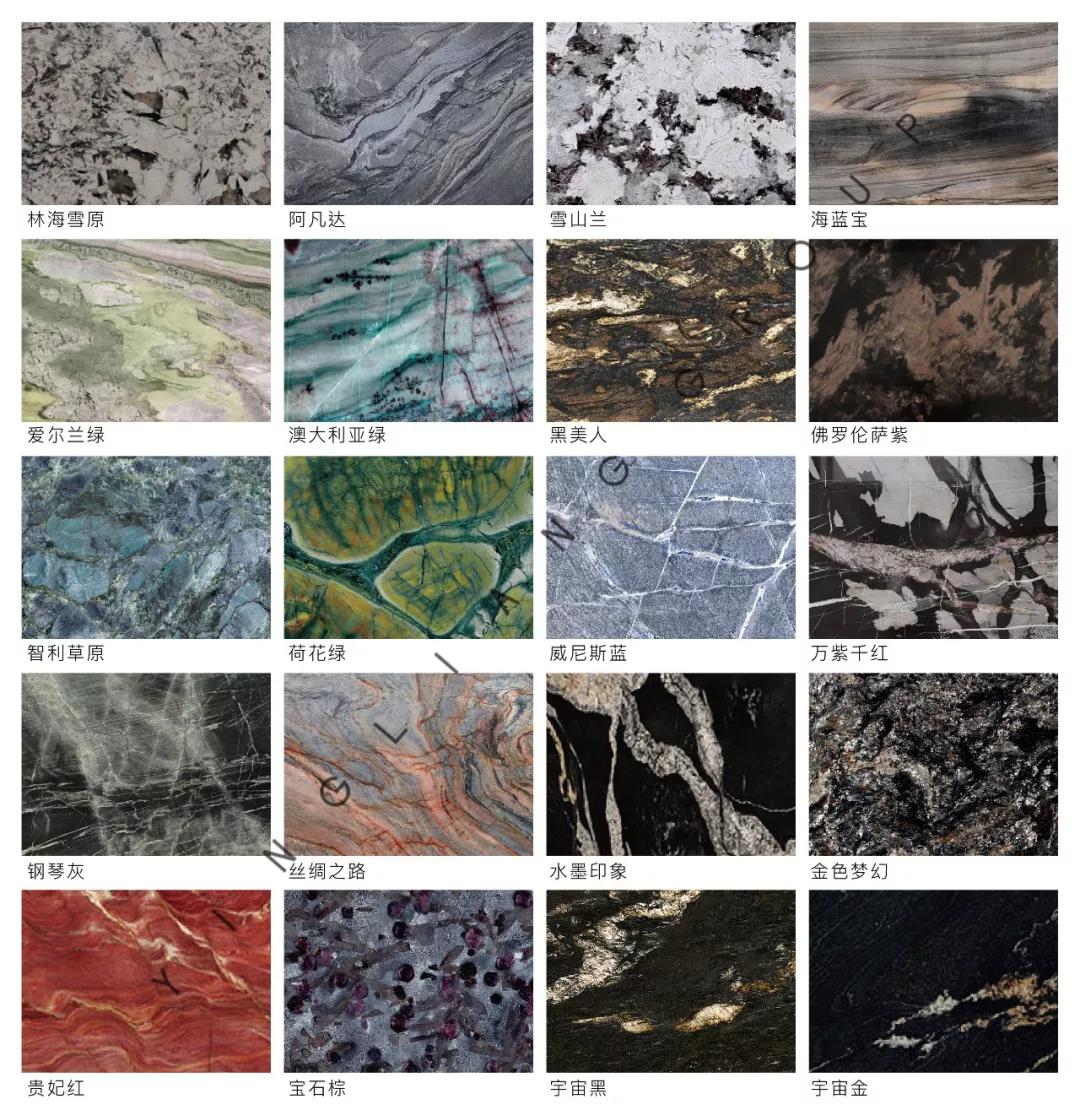 白玉兰石用什么颜色的石材好看,看看这些石头都像什么