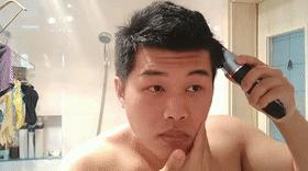 型男手把手教你如何在家自己理发,宅家花式理发视频