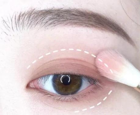 橘棕盘眼影画法,男孩眼影怎么化