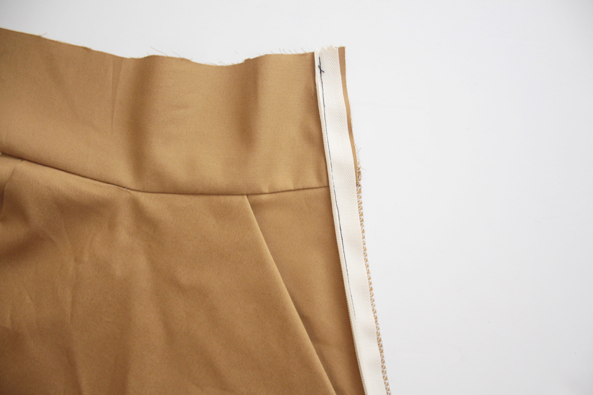 缝纫技巧做腰带嵌条,各种衣服裤子的缝纫方法